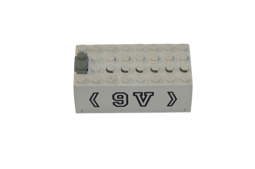 Lego train rails chemin - 9v,