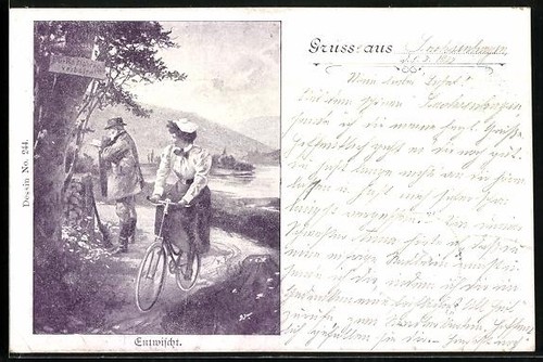 Dame échappe forestier - dame, s'échappe