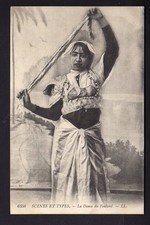 ALGERIA the dance of the scarf young women scenes and types