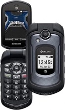 Kyocera DuraXE 8GB E4710 AT&T + GSM UNLOCKED Senior Flip Phone Very Good