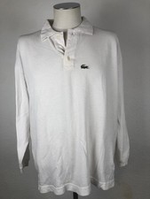 LACOSTE POLO LONG SLEEVE JERSEY MEN COTTON XL MAN COTTON SHIRT CASUAL VINTAGE