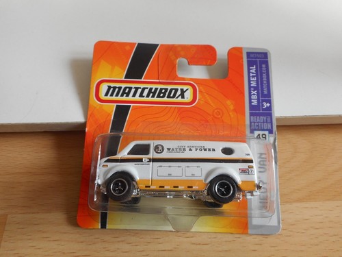 Matchbox chevy van blanc - chevy,