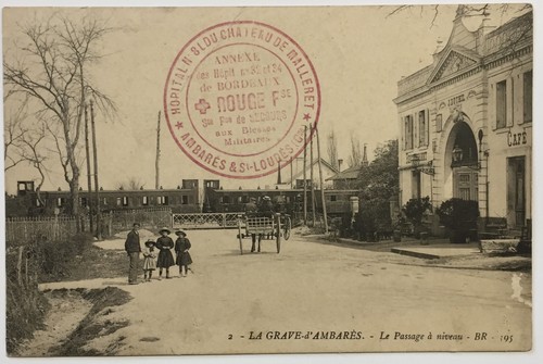 Carte postale cachet croix - cachet,