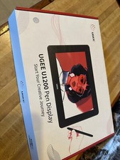 UGEE U1200 Black USB Connectivity Graphic Pen Display With Manual