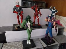 Lot Of 5 Marvel Super Heroes Lead Figures Antique Collection