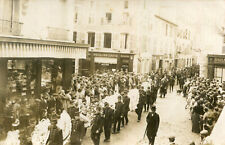 TOUL photo card parade with coffins sheaves soldiers official trade sports