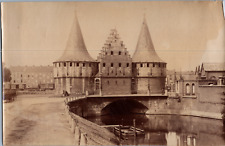 Belgium, Ghent, Le Rabot, vintage print, circa 1880 vintage print legend shooting