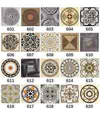 MIX 5 pcs STICKERS AUTOCOLLANT MOSAIQUE CARREAU CARRELAGE ANCIEN MUR SOL 10x10cm