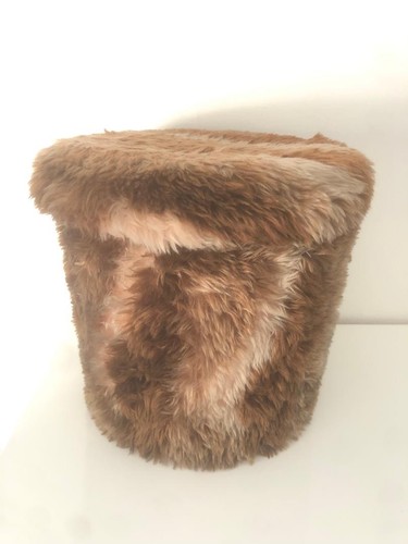 Joli pouf tabouret poils - joli, à