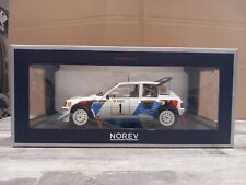 NOREV 1/18 PEUGEOT 205 T16 N°1 1986 MONTE CARLO SALONEN HARJANNE
