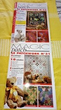LIVRE PATCHWORK  MAGIC patchwork  n° 31 et 34  neufs jamais servis tbe 