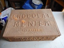CHOCOLAT MENIER ANCIENNE BOITE EN FER