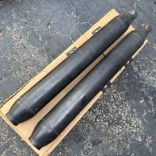 VTG OE 1977-1978 HARLEY CR1000 XLCR CAFE RACER MUFFLER SET PAIR GENUINE 65432-77