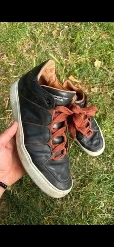 Zegna cuir shoes sneakers