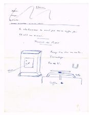 AUGUSTE LE BRETON AUTHOR OF DETECTIVE NOVELS ("RIFIFI") / MANUSCRIPT SAFE