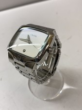 Nixon Watch Player White/Silver Stainless Steel Analog Quartz Used without box