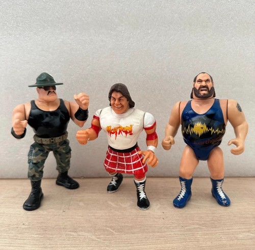 Lot figurines catch wwf - lot, 3