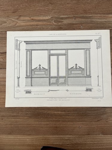 Menuiserie 1889 devanture de - menuiserie,