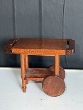 Dessert, trolley, miniature furniture for showcase, dollhouse, diorama 1:12