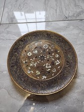 Grand Plat En Bronze Doré