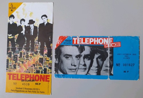 Telephone ticket concert - telephone,