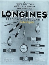 PUBLICITE LONGINES MONTRE DE