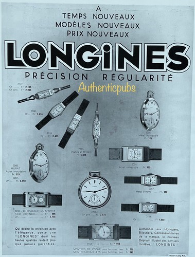 Publicite longines montre - publicite, de