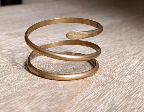 Bracelet manchette laiton - manchette,