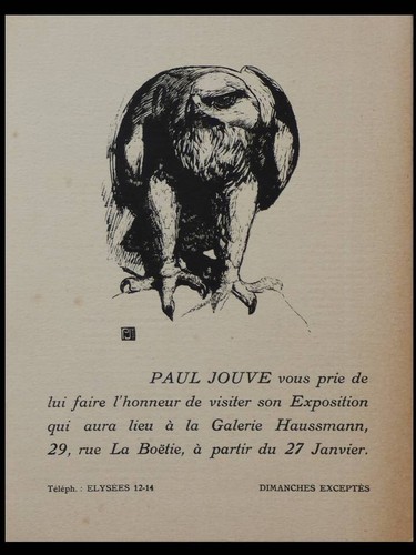 Paul jouve galerie - jouve,,