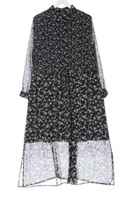 ULLA POPKEN Robe chemise Dames Robe T EU 46 noir-blanc style décontracté