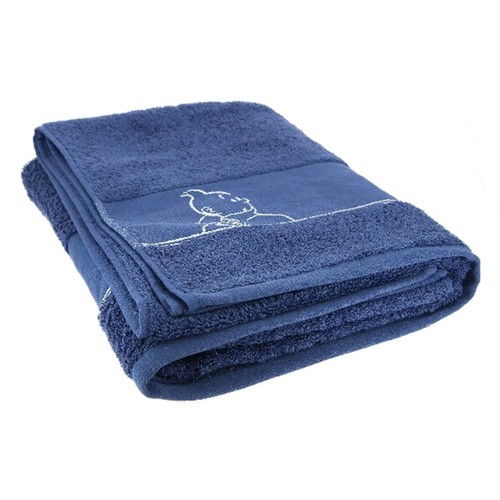 Serviette bain tintin - tintin, 100%