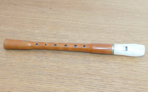 Vintage flute bec - vintage, à