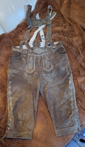 Vintage short bavarois - en, cuir