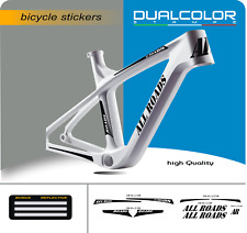 Lot de 9 autocollants autocollant cadre bike VTT Off Road Protection B0167