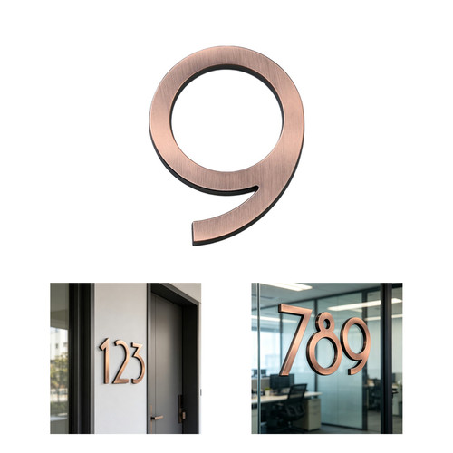 Numéros maison métal - numéros, de