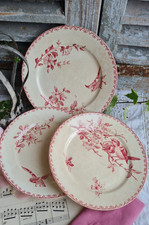 3 ANCIENNES ASSIETTES DESSERT