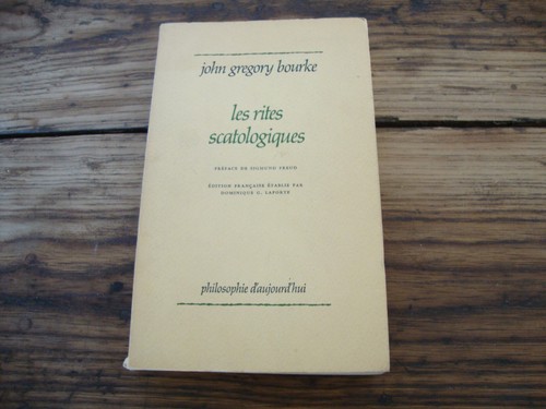 Rites scatologiques bourke - scatologiques,