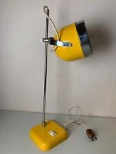 RARE LAMPE VINTAGE EYEBALL JAUNE FALCA SPACE AGE