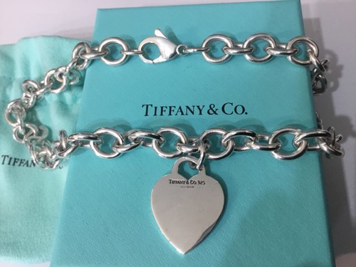 Tiffany plain heart tag - plain,