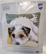 Vervaco Verachtert Cross Stitch Needlepoint Pillow Cushion Kit Dog Belgium