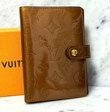 LOUIS VUITTON Vernis Agenda PM Day Planner Cover Bronze Occasion Sans Boîte