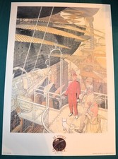 François Schuiten Le Voyage du Siècle Fine Art Print Graphic 68x98cm 250g/m2