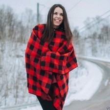 MANTEAU CAPE PONCHO À