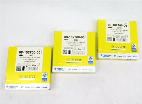 Anneaux piston revêtus - 3x,