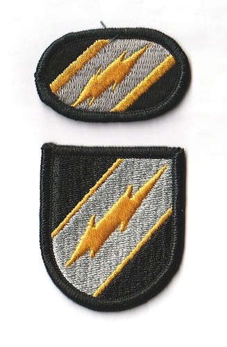 Oval beret flash - /, joint