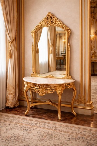 Imposante console style louis - imposante,