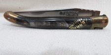 LAGUIOLE 74 VERITABLE  FOLDING KNIFE Corne Veritable Scales