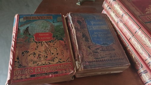 Lot livres jules vernes - lot,
