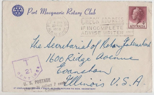 Stamp 1958 australia - australia, on