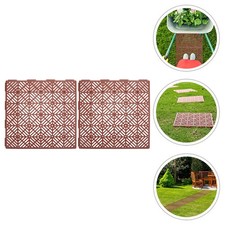  2pcs en plein air Tapis de plancher étanche Épissoir Coussins de sol en